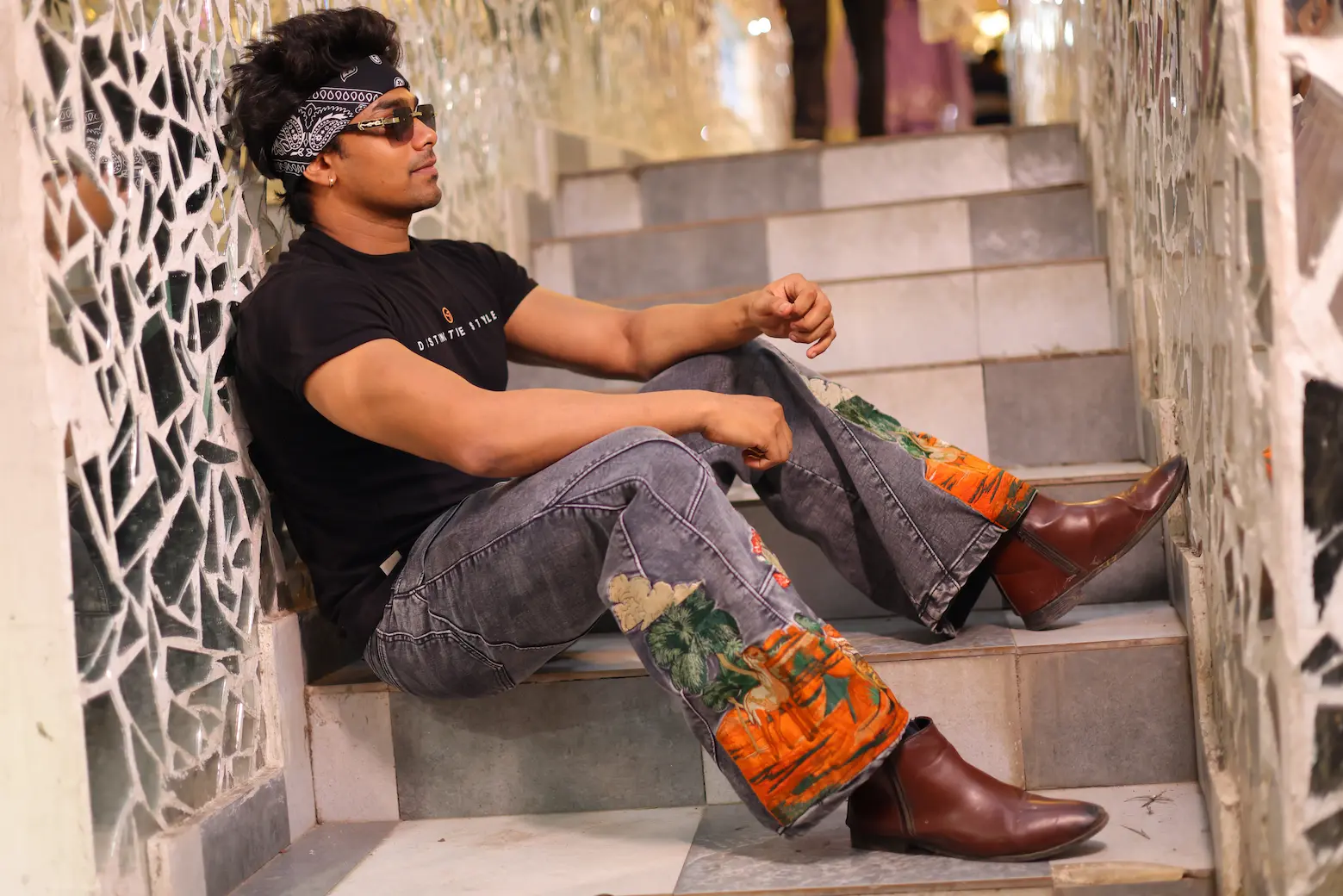 NeoEdo — Desert Mirage Cactus Denim alternate view